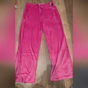 Juicy Pink Velour Pants Brand New
